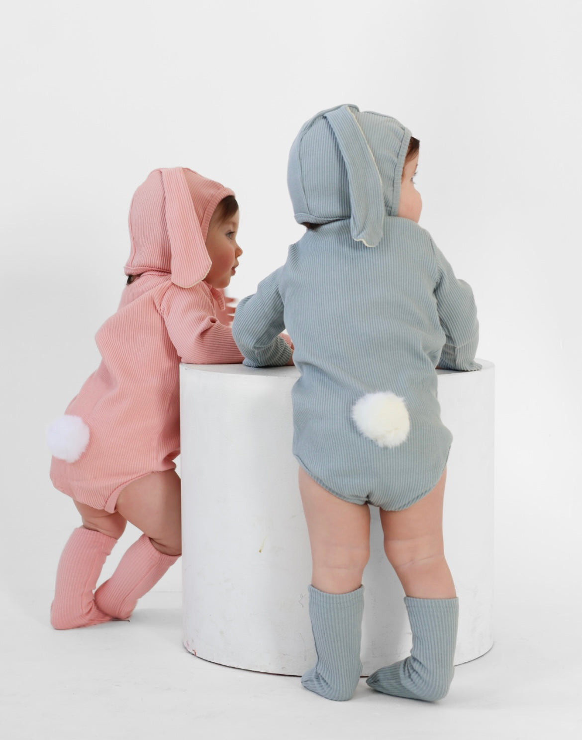 Blue 3 piece bunny set