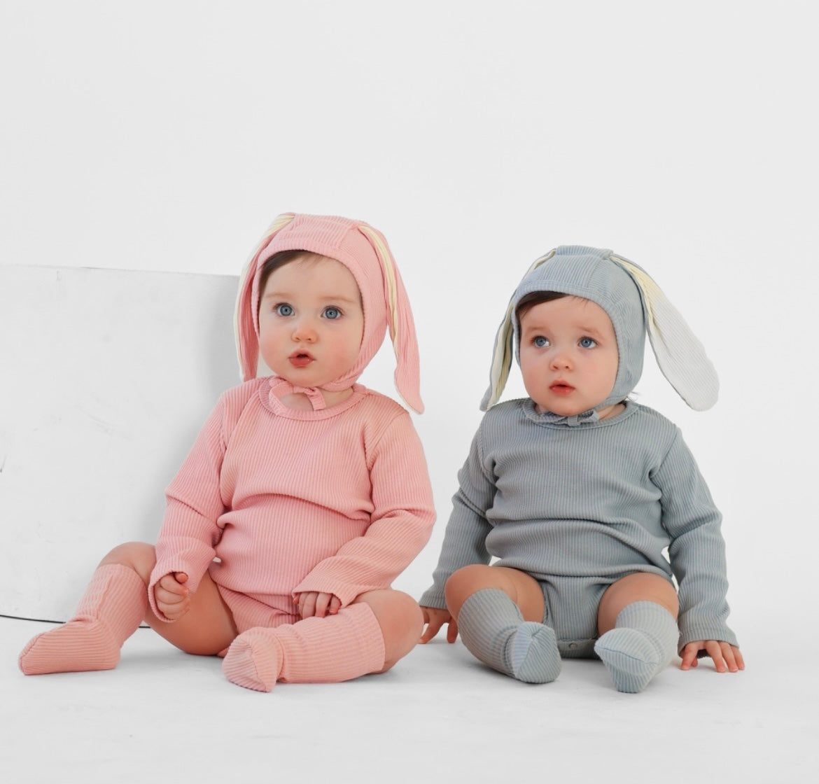 Pink 3 piece bunny set