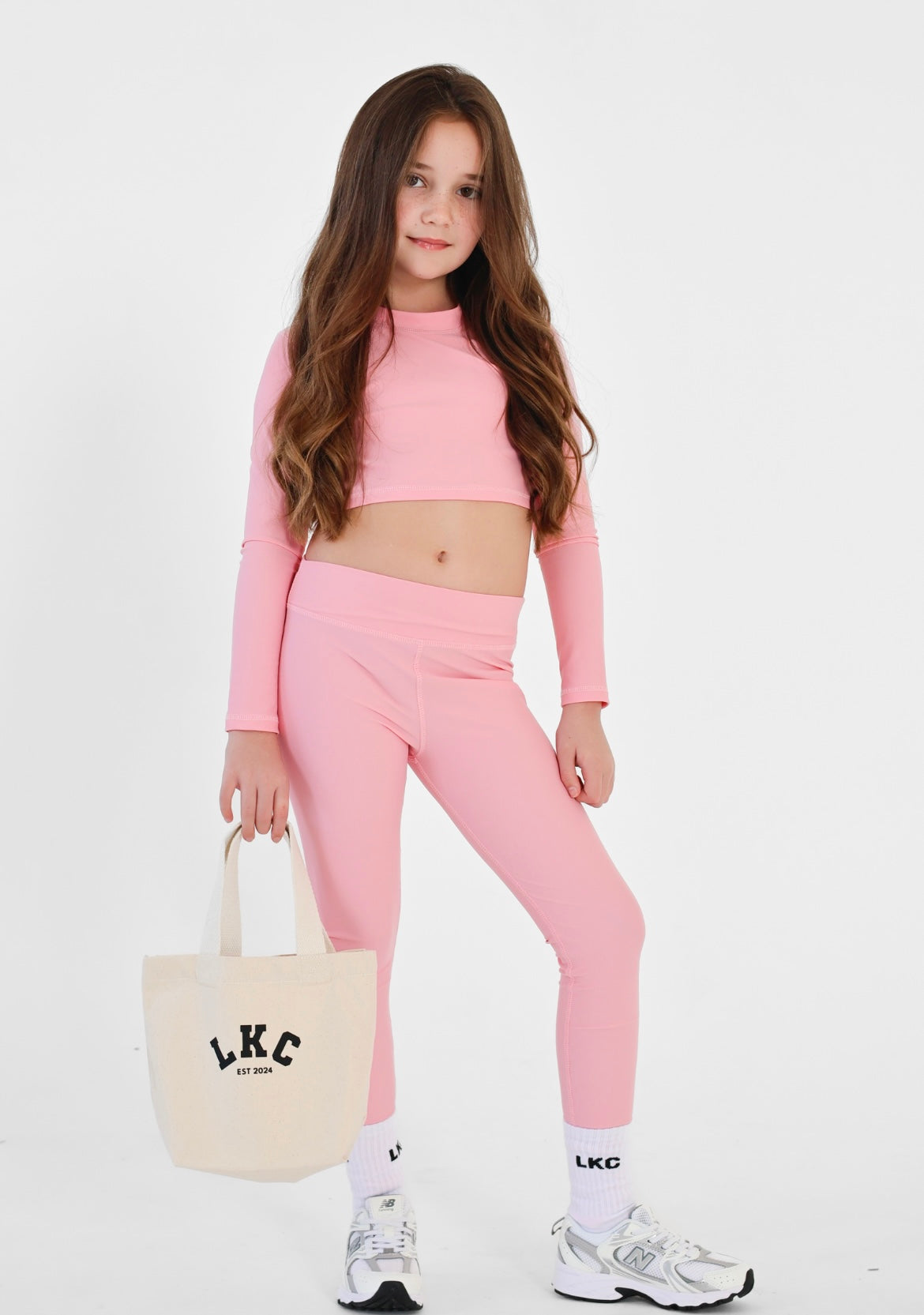 Pink crop set