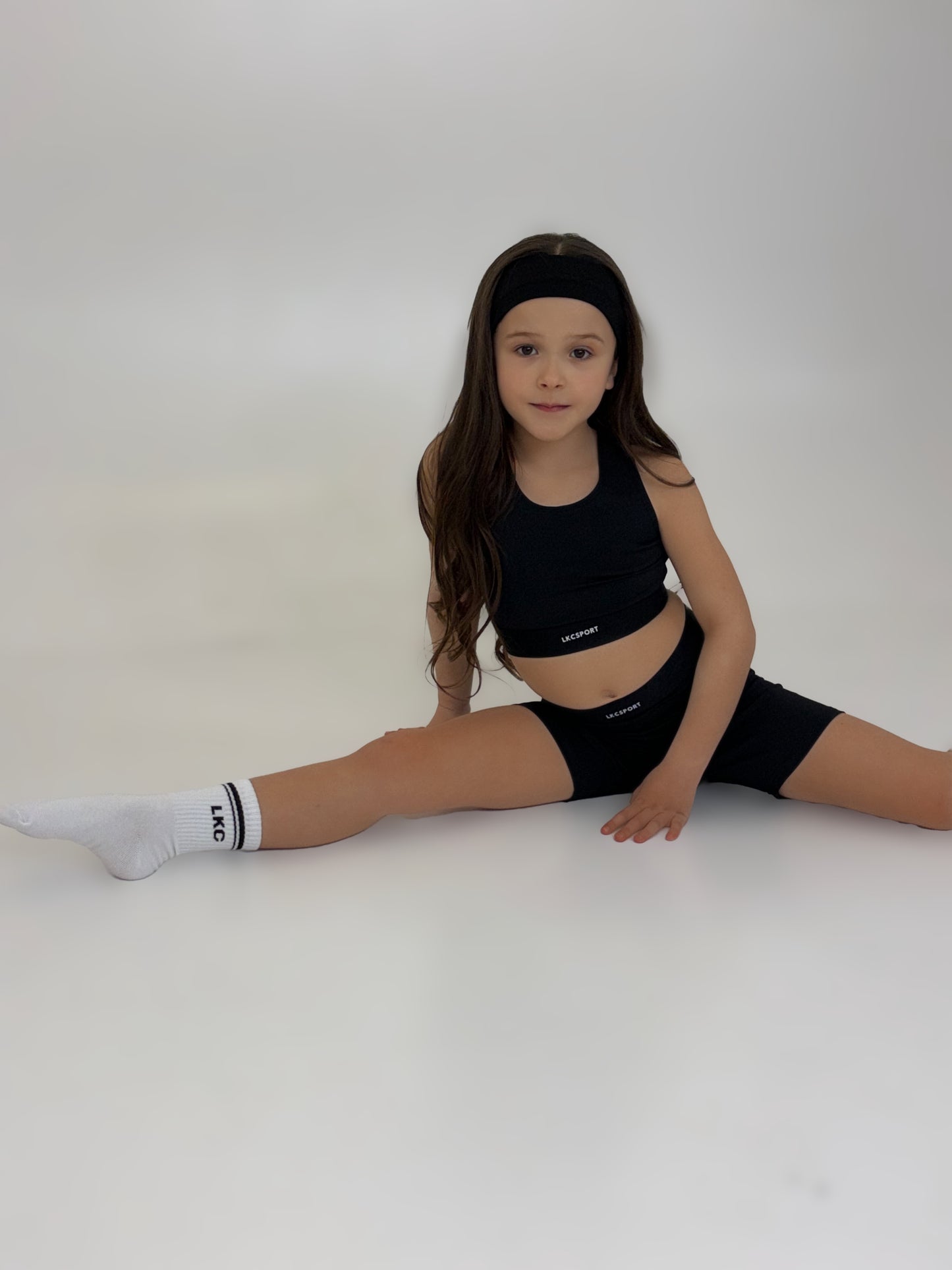 SCULPT BLACK CROP SET