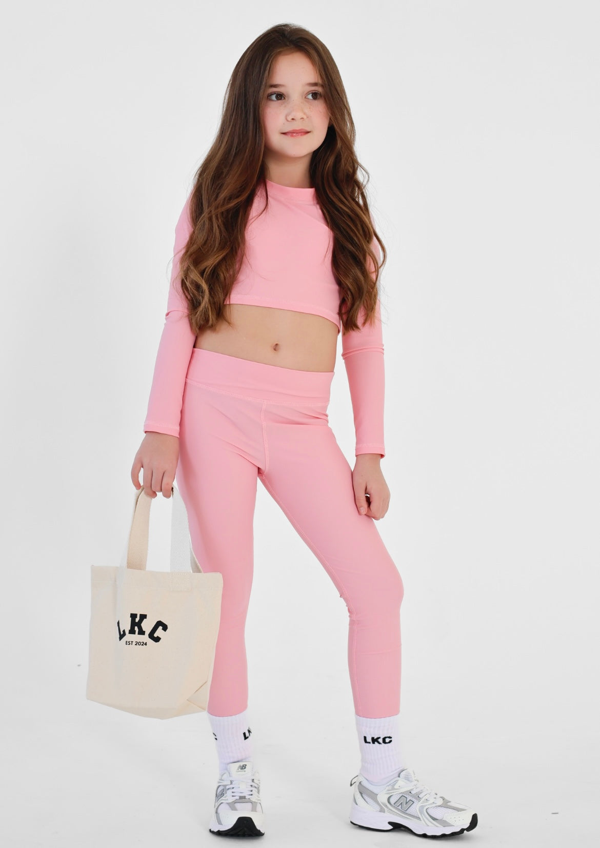 Pink crop set