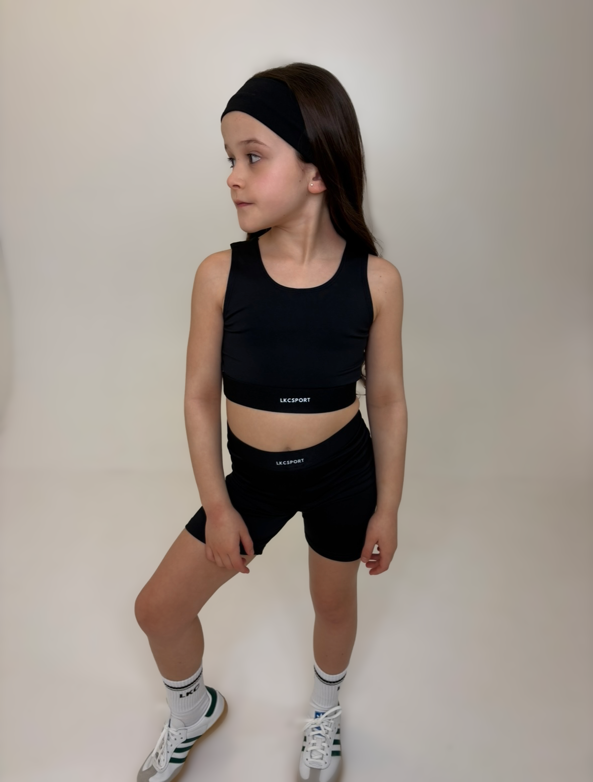 SCULPT BLACK CROP SET