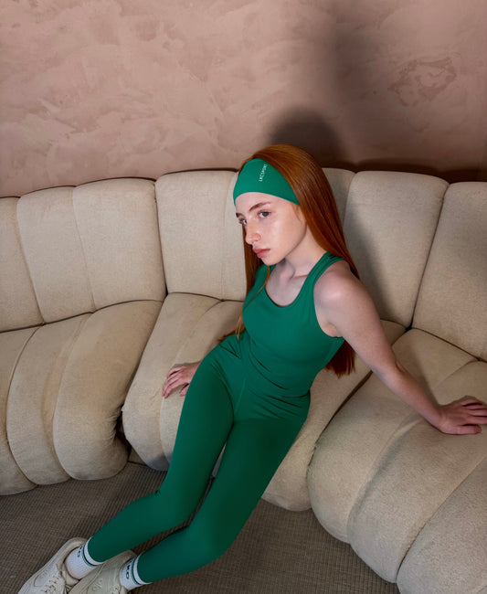 The Evergreen Racer Set (3 Piece inc headband) 💚