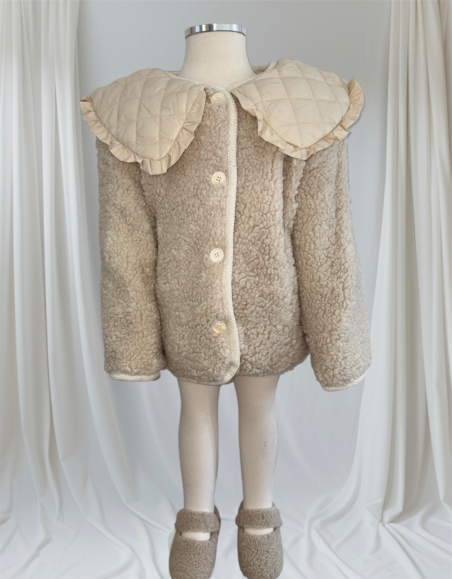 Frill Teddy coat