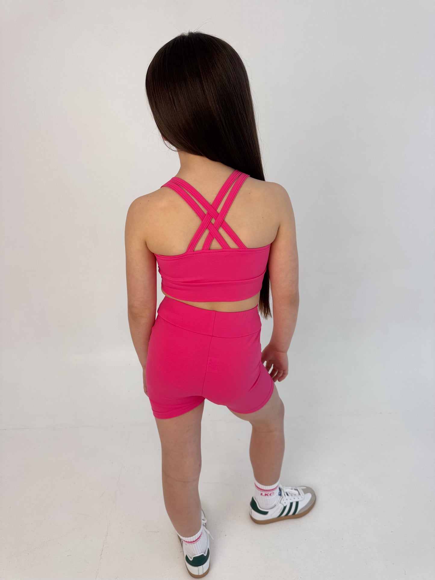 PINK CROP SET 3 piece inc headband 🩷